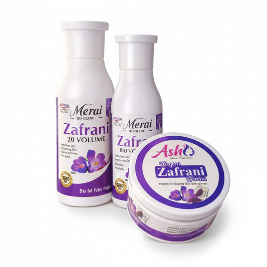 Merai HD Glow Zafrani Facial & Skin Polish (Pack of Two)